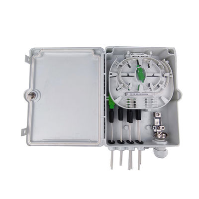 Wandstaaf montage glasvezel distributie doos voor netwerk FTTH IP65 buiten 8 kernen