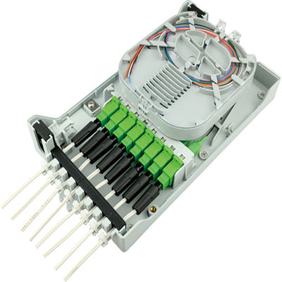 PC ABS Materiaal Gebruikt Netwerk ODN FTTH IP65 Buiten 8 Kernen Glasvezel Terminatie Doos