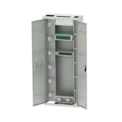Koudgewalst staal 19 inch Patchpanel Indoor Fiber Optical Distribution Frame ODF