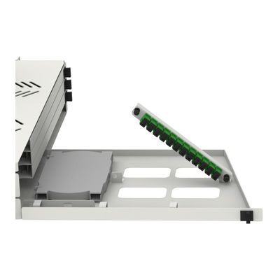 19 inch Fiber Optic Patch Panel Sub ODF met SC LC connectoren en koudgewalst staal