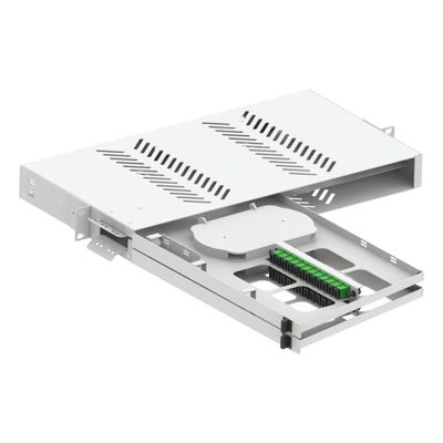 19 inch Fiber Optic Patch Panel Sub ODF met SC LC connectoren en koudgewalst staal
