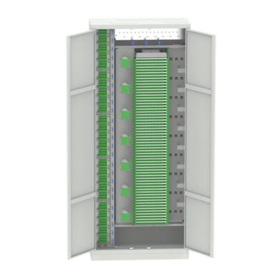 Grijzige 19 inch SC/FC binnenraam met opstaande optische glasvezel