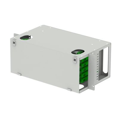 12-144 kerncapaciteit 19-inch patch panel gemaakt van koudgewalst staal voor glasvezel apparatuur