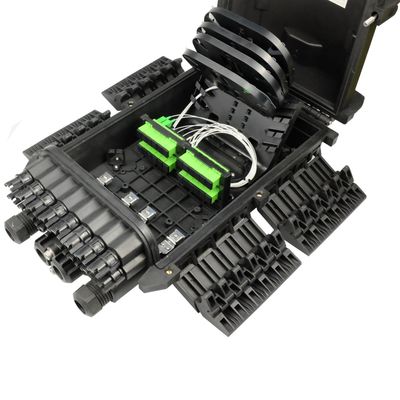 16 Dropcable Ports Glasvezel Distributie Doos IP68 FTTH SC Connector Network FTTX Splitter