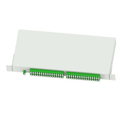 5 Tijd 19 inch LC APC Type Fiber Optic Splitter Panel voor FTTX Network Solutions