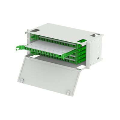 288 Capaciteit FDC IP65 Buitenaardse glasvezelverspreidingskast voor telecomnetwerken FTTX 10