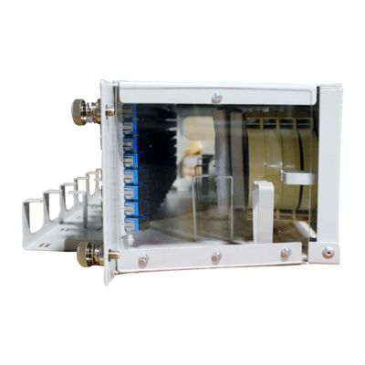 5 Time Gray 96cores 19 inch Flip down Fiber optic patchpanel voor optische apparatuur