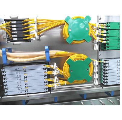 576 Kerncapaciteit glasvezelverspreidingscabinet voor buitenoptisch glasvezelnetwerk en FTTH
