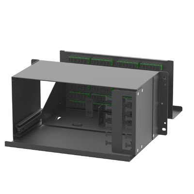 Zwart suboptisch distributieframe met hoge dichtheid