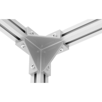 FTTH 19 inch zilver/grijs open rek aluminium profiel glasvezel distributie frame ODF