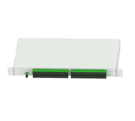 ODN-netwerk 19 inch APC-type glasvezel splitter paneel voor 1U hoogte datacenter FTTX