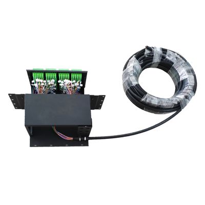 Zwart suboptisch distributieframe met hoge dichtheid