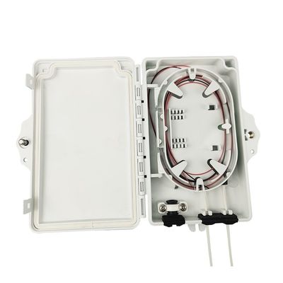 Netwerkdistributietoegang Outdoor FTTH IP65 Fiber Optic Termination Box 2 Cores PC ABS
