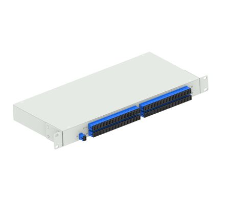 Datacenter 19 inch glasvezel apparatuur SC UPC type optische splitter paneel 5 aangeboden