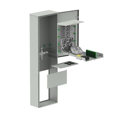 Koudgewalst staalplaat IP65 Buiten Telecom-kas voor dichtheid optische glasvezel distributie ODF