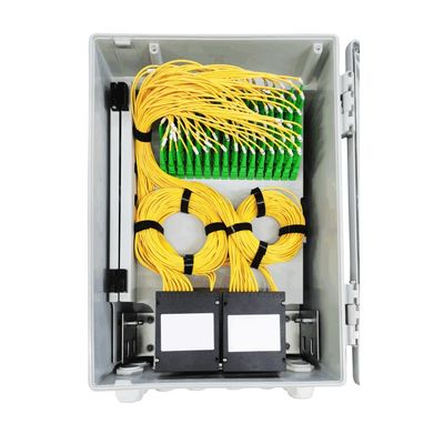 Grijs 96 Core Outdoor FTTH SC Fiber Optic Terminal Box Netwerk Fiber Distribution Boxes