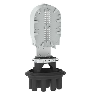 3- Zwarte 288 kernvezeloptische splice sluiting kabel Joint Box voor netwerk FTTH netwerken