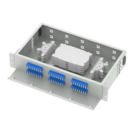 Suboptisch distributieframe 48 poorten 19 inch LC UPC patch panel voor netwerk FTTH Best