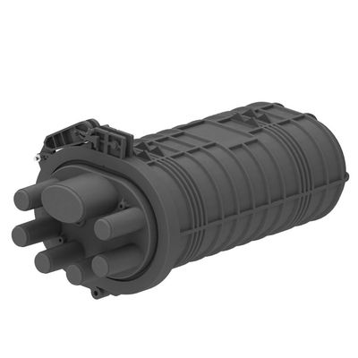3- Zwarte 288 kernvezeloptische splice sluiting kabel Joint Box voor netwerk FTTH netwerken