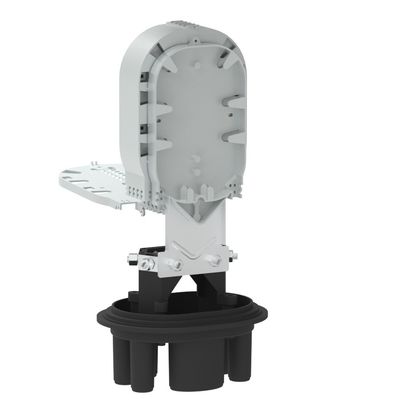 3- Zwarte 288 kernvezeloptische splice sluiting kabel Joint Box voor netwerk FTTH netwerken