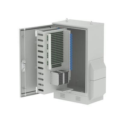 Buiten FTTX roestvrij interne structuur glasvezelverspreidingskast met GEN III serie