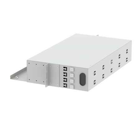 5 19 inch patch panel 48 ports FC UPC optische distributieframe voor FTTX toepassingen