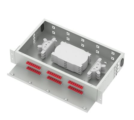 5 19 inch patch panel 48 ports FC UPC optische distributieframe voor FTTX toepassingen