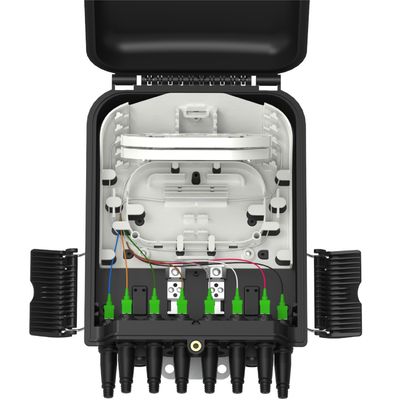 8-poort glasvezel distributie doos wand/pool montagebaar voor netwerk FTTX IP65 buiten