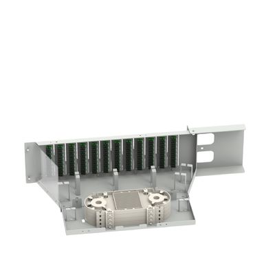 Datacentrum 96 Core SC APC Type 19 inch Glasvezel Patchpanel met 5 en Swing Design