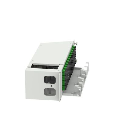 Datacentrum 96 Core SC APC Type 19 inch Glasvezel Patchpanel met 5 en Swing Design
