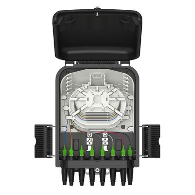 8-poort glasvezel distributie doos wand/pool montagebaar voor netwerk FTTX IP65 buiten