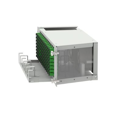 Datacentrum 96 Core SC APC Type 19 inch Glasvezel Patchpanel met 5 en Swing Design