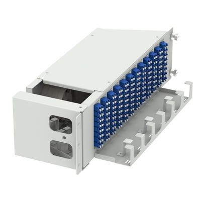 Optische apparatuur 96 kernen glasvezel patch panel voor sub-optische distributie frame