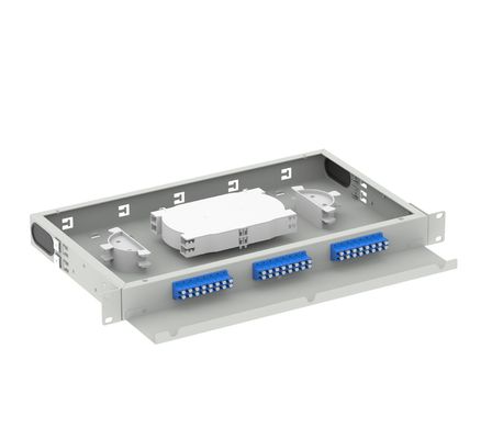 Beste 19 inch LC UPC optische distributieframe 24 poorten voor netwerk- en FTTH-netwerken