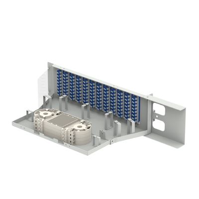 Optische apparatuur 96 kernen glasvezel patch panel voor sub-optische distributie frame