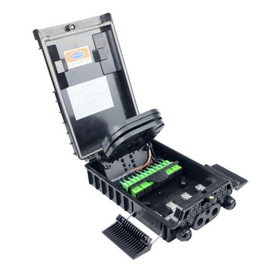 SC-connector glasvezel beëindigingsdoos voor buiten IP65 wandstapel montage toegang