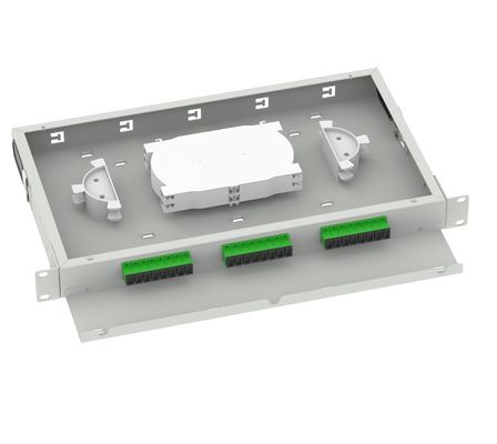 ODN-netwerk Beste SC APC 24 poorten 19 inch optische distributieframe voor netwerk FTTX