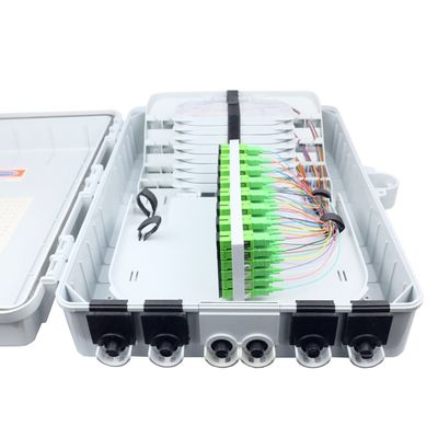 16 Core Splitter Fiber Optic Cajas Termination Box voor 420x320x130 mm Grootte Netwerk