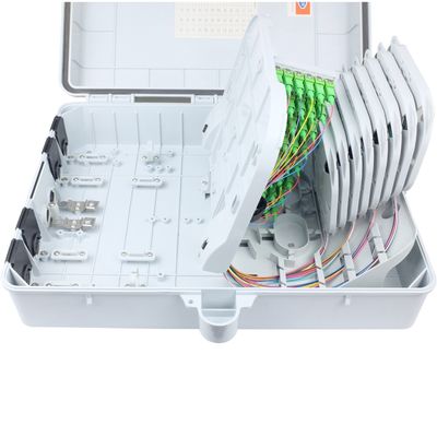 16 Core Splitter Fiber Optic Cajas Termination Box voor 420x320x130 mm Grootte Netwerk