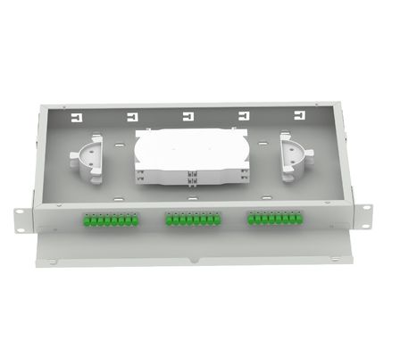 FC APC 24 ports optische distributieframe voor FTTX-netwerk ODN koudgewalst staal