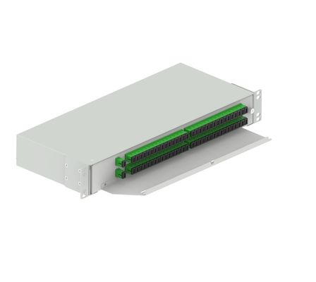 19 inch glasvezel splitter patchpanel sub-ODF swing type APC SC glasvezel voor ODN FTTX-