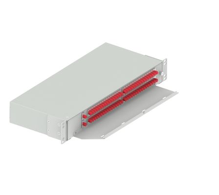 19-inch FC UPC Swing Fiber Optic Patchpanel Sub-ODF voor netwerk-optische glasvezelsplitter