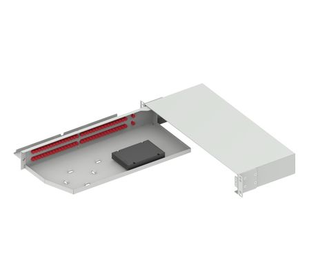 19-inch FC UPC Swing Fiber Optic Patchpanel Sub-ODF voor netwerk-optische glasvezelsplitter