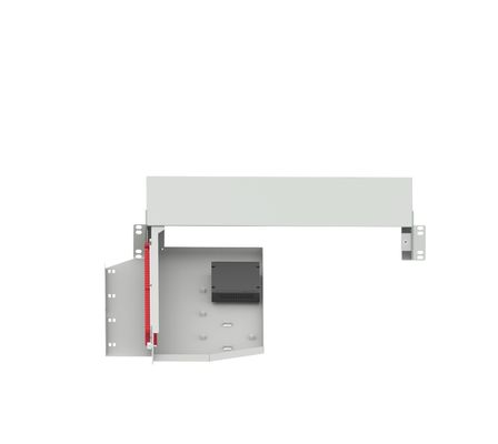 19-inch FC UPC Swing Fiber Optic Patchpanel Sub-ODF voor netwerk-optische glasvezelsplitter