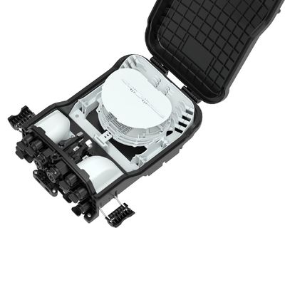 FTTH-netwerk 8-core outdoor optische terminal glasvezel distributie doos met PC ABS materiaal