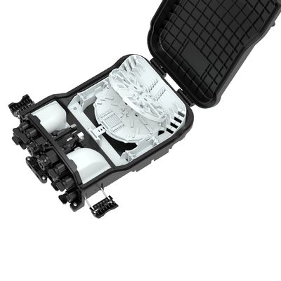 FTTH-netwerk 8-core outdoor optische terminal glasvezel distributie doos met PC ABS materiaal