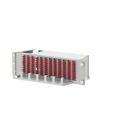 19 inch glasvezelapparatuur-UPC Type 96 Cores Swing Optical Patchpanel voor netwerk ODN