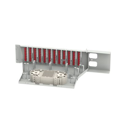 19 inch glasvezelapparatuur-UPC Type 96 Cores Swing Optical Patchpanel voor netwerk ODN