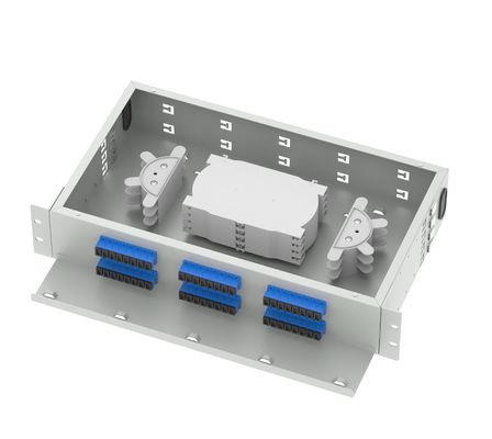 48 poorten SC UPC optische distributieframe 19 inch patch panel voor FTTX ODN-netwerk
