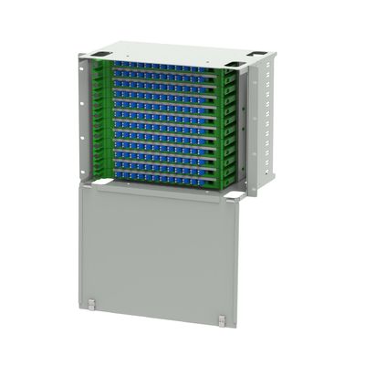 Datacentersystemen met glasvezel LC-type 144 poorten Glasvezelverspreidingspatchpanel